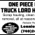 One Piece or A Truck Load Hauling