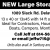 New Large Storage Units