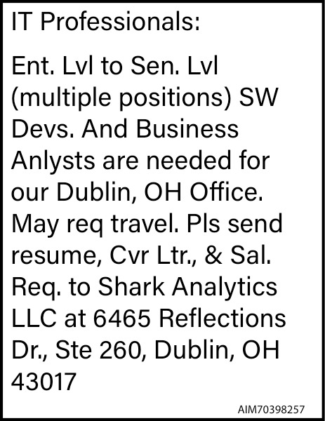 Shark Analytics LLC