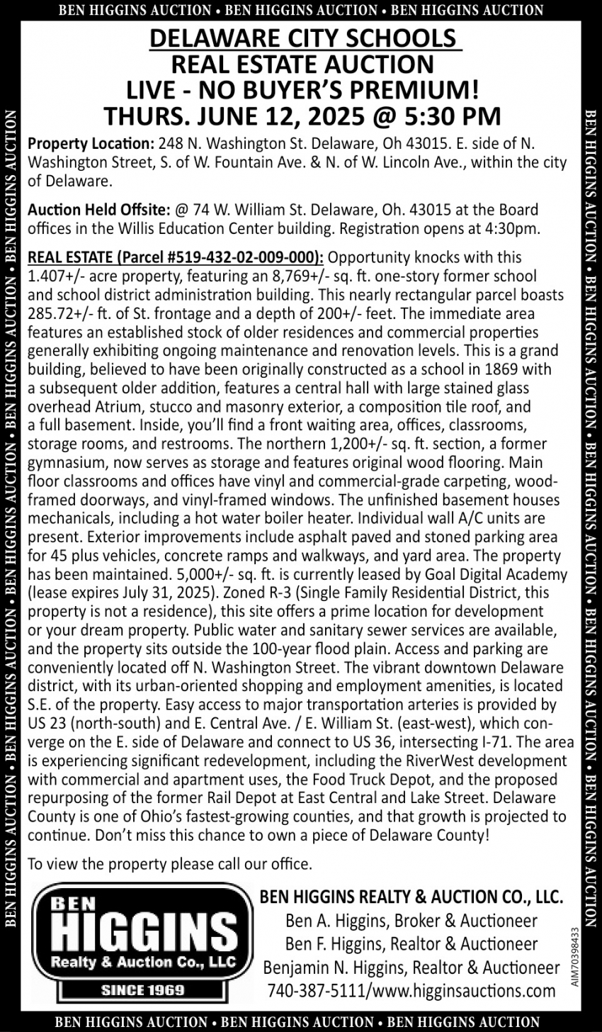 Ben Higgins Realty & Auction Co., LLC