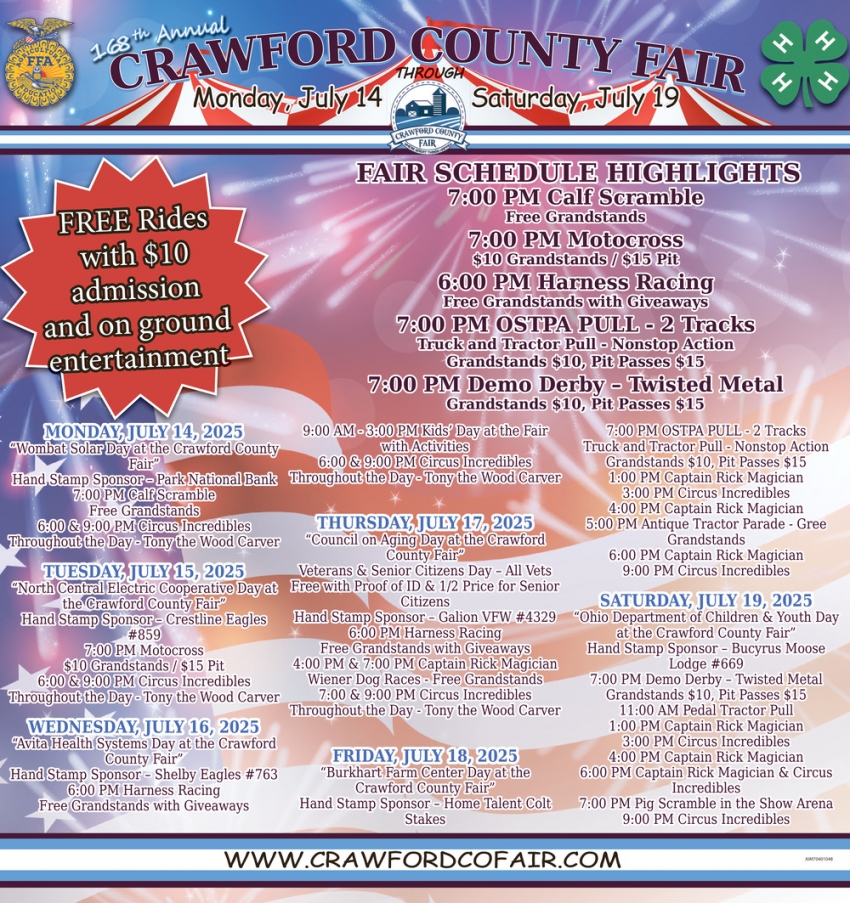 168th Annual Crawford County Fair