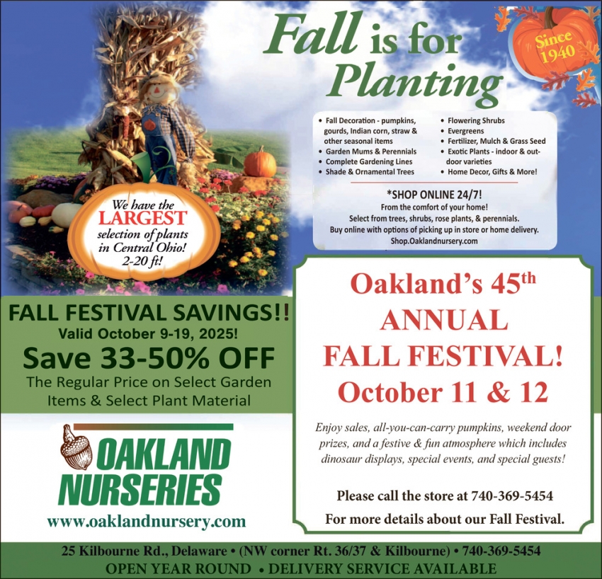 Oakland Nurseries