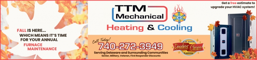 TTM Mechanical Heating & Cooling