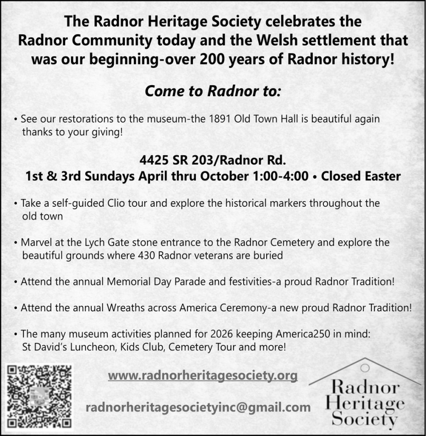Radnor Heritage Society