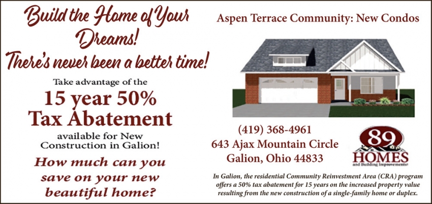 89 Homes & Building Improvements