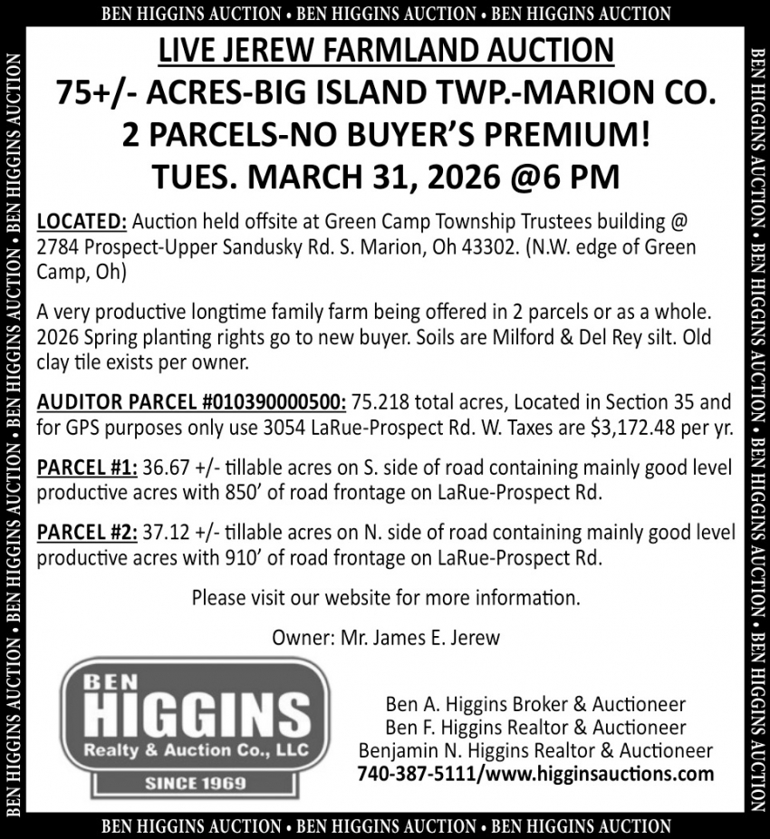 Ben Higgins Realty & Auction Co., LLC