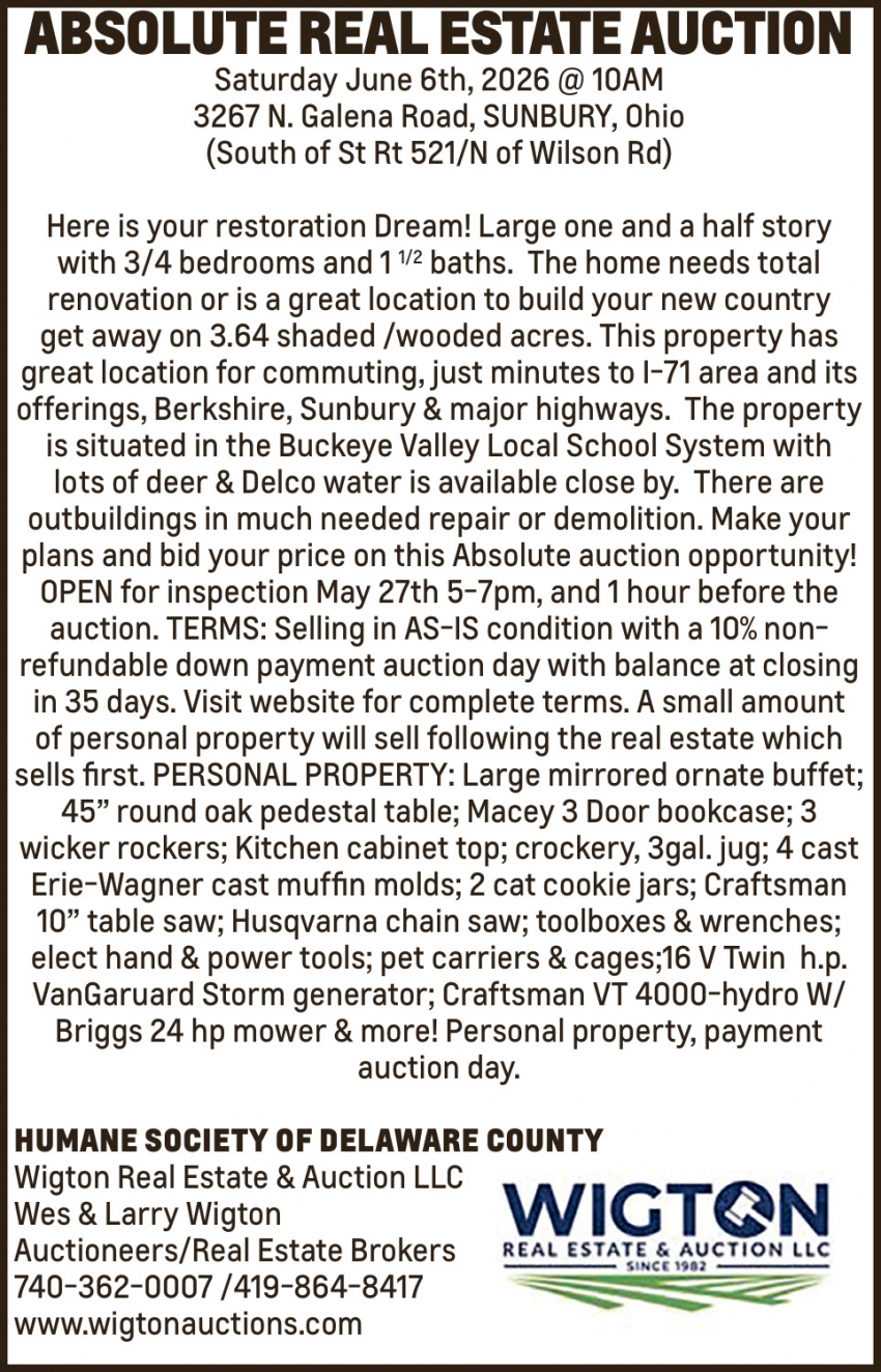 Wigton Real Estate & Auction