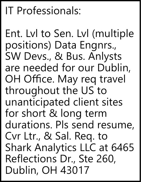 Shark Analytics LLC