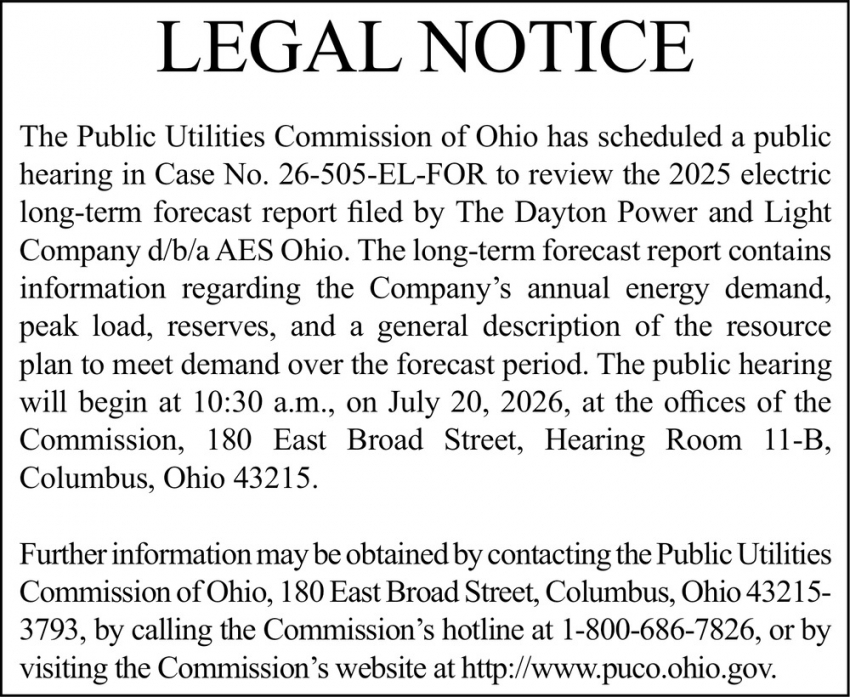 Public Utilities Commision of Ohio