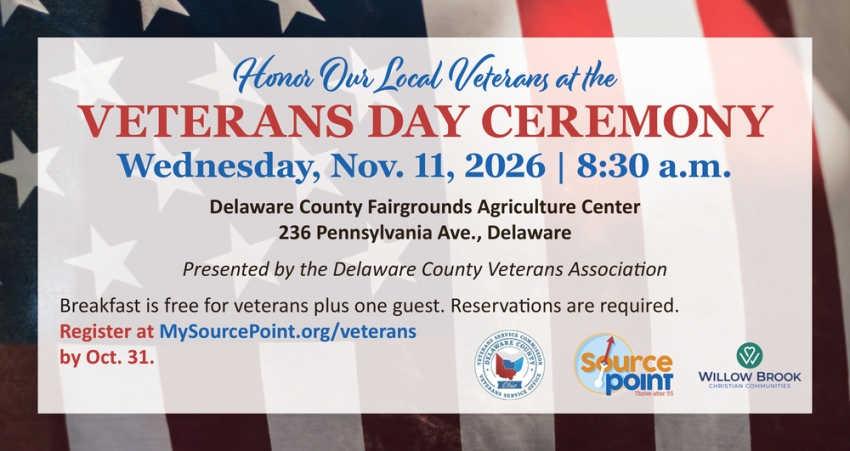 Veterans Day Ceremony (November 11, 2026)