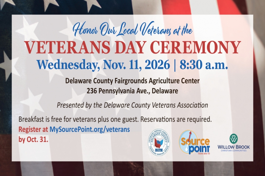 Veterans Day Ceremony (November 11, 2026)