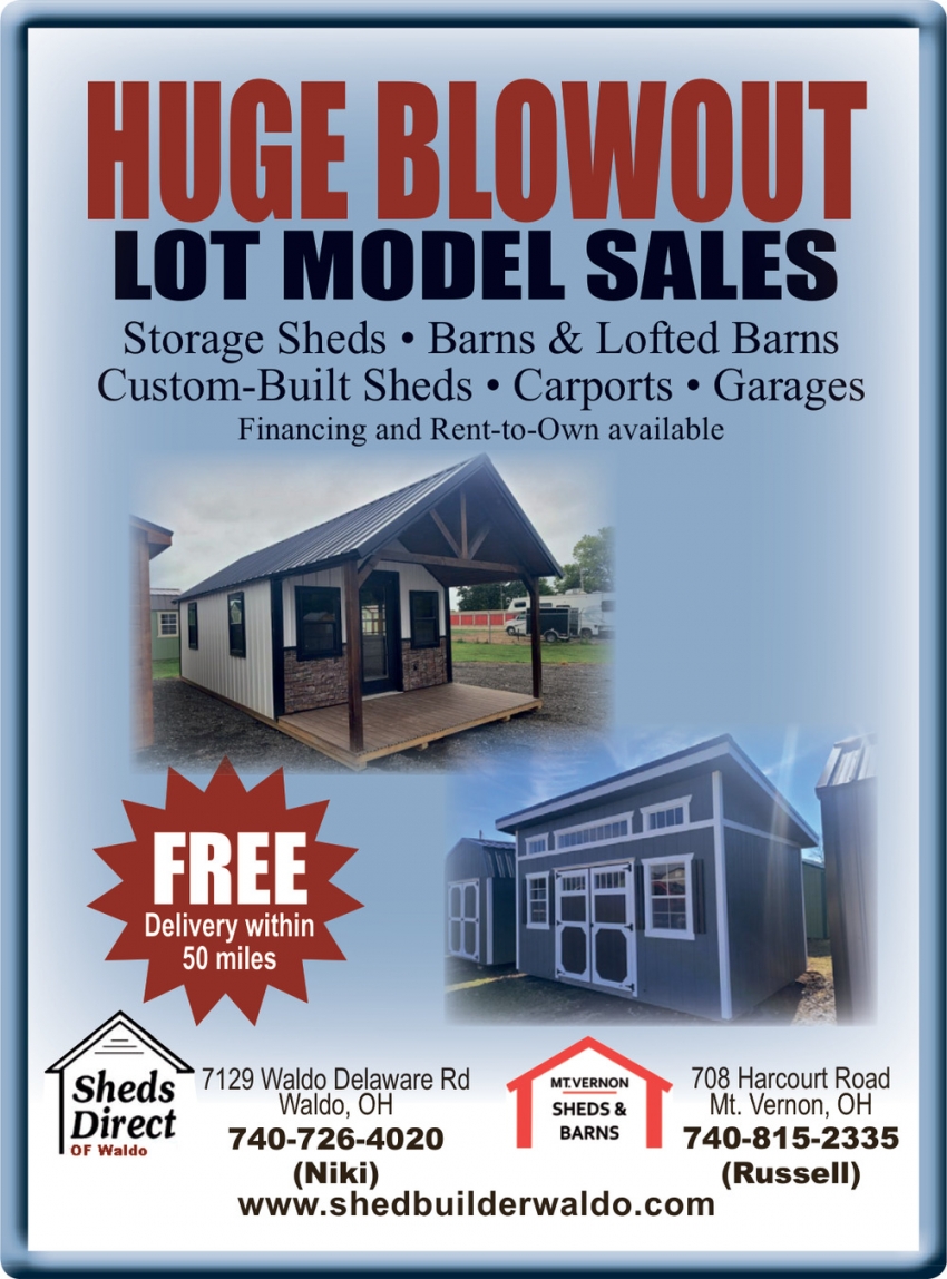 Sheds Direct of Waldo - Mt. Vernon Sheds & Barns