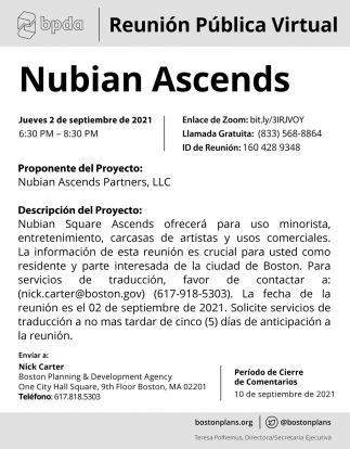 Nubian Ascends