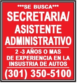 Secretaria/Asistente Administrativo