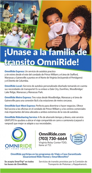 ¡Unase A La Familia De Transito OmniRide!