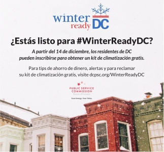 ¿Estás Listo Para #WinterReadyDC?