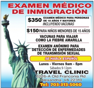 Examen Médico De Inmigración