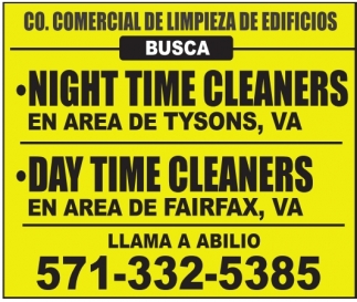 Night / Day Time Cleaners