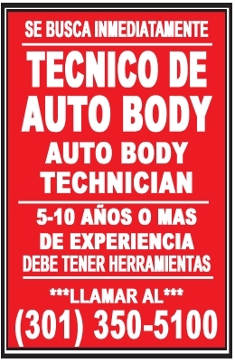 Tecnico De Auto Body