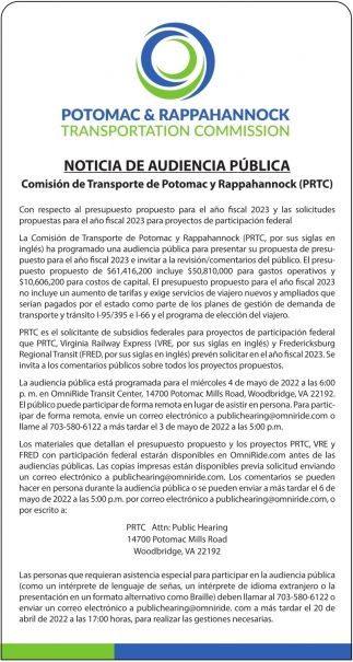 Noticia De Audencia Pública