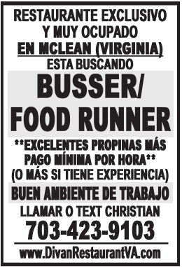 Busser/Food Runner