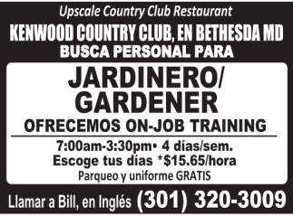 Jardinero / Gardener