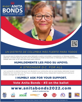 Re-Elect Anita Bonds
