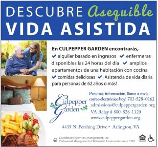 Descubre Asequible Vida Asistida