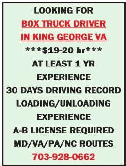 Box Truck Driver