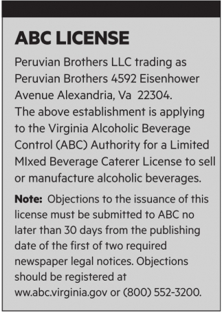 ABC License