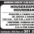 Housekeeper/Housemen