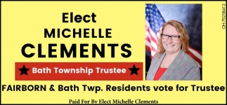 Elect Michelle Clements For Bath Township Trustee