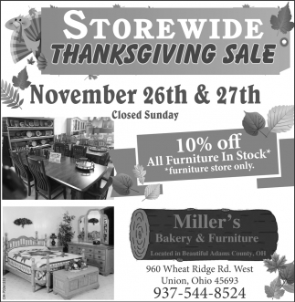 Storewide Thanksgiving Sale
