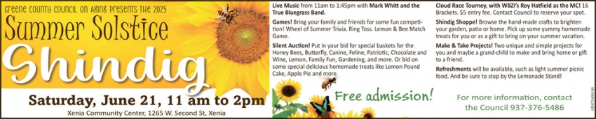 Summer Solstice Shindig (June 21, 2025)