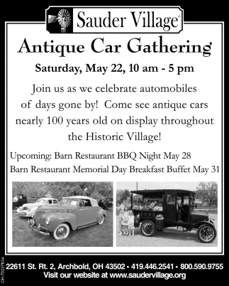 Antique Car Gathering