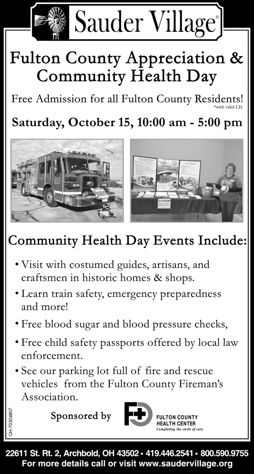 Fulton County Appreciation & Community Health Day