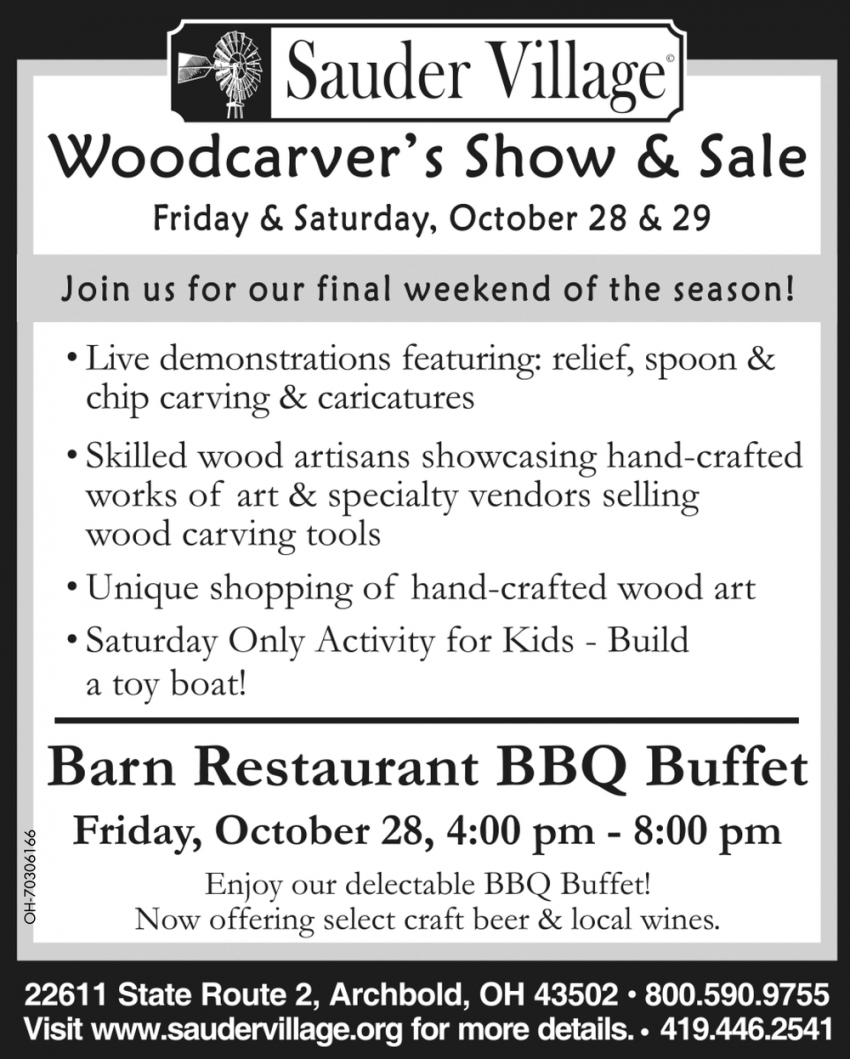 Woodcaver's Show & Sale