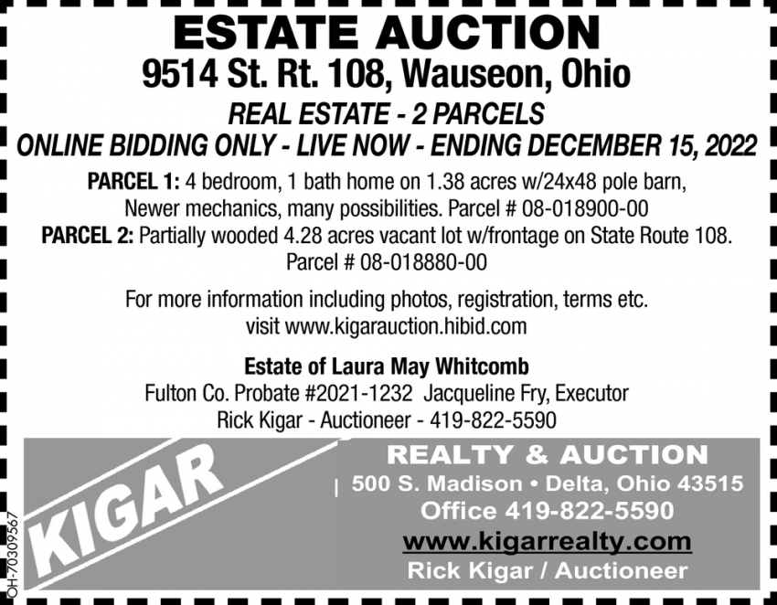 Estate Auction