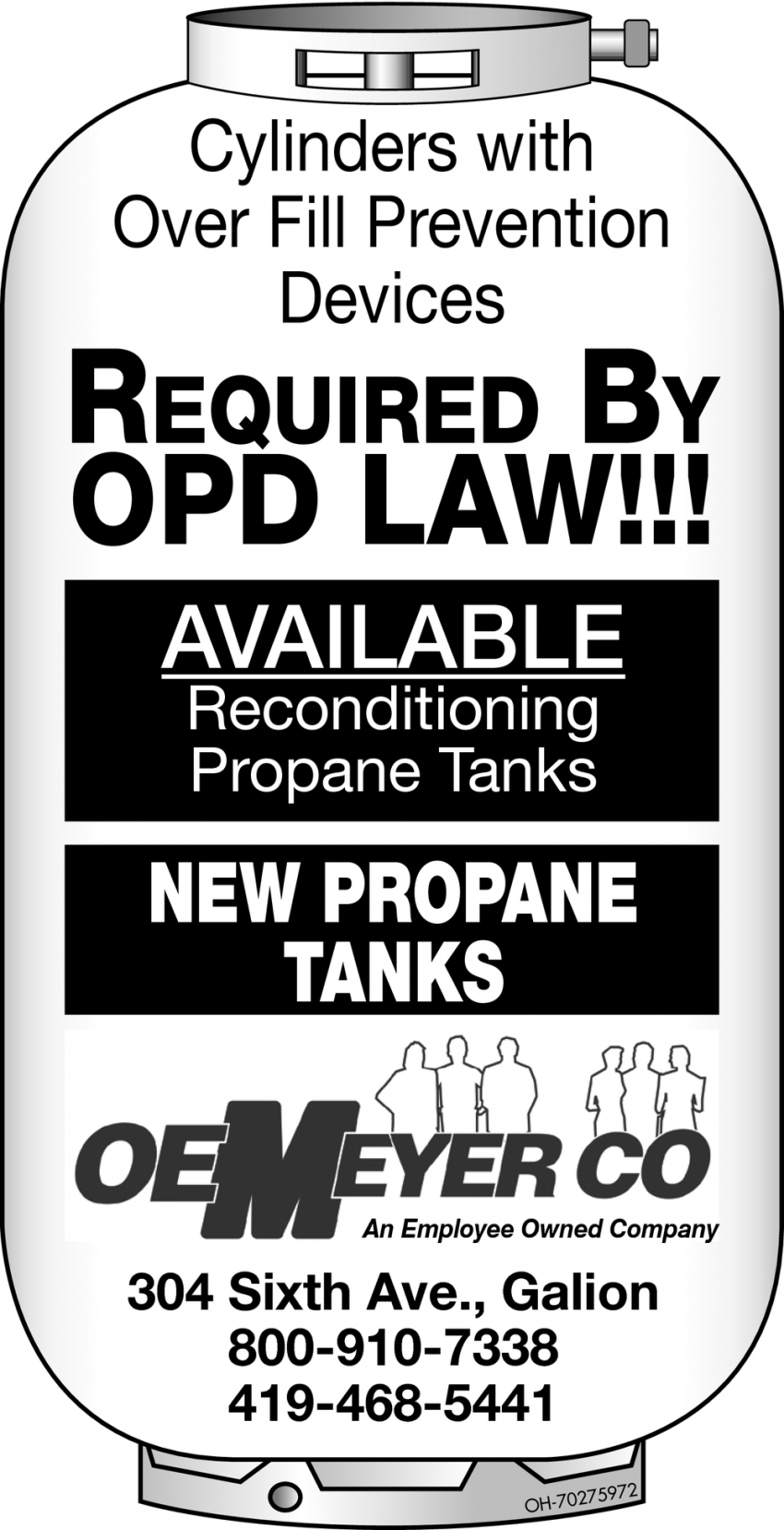 New Propane Tanks
