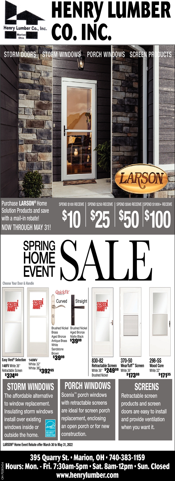 Spring Home Event Sale
