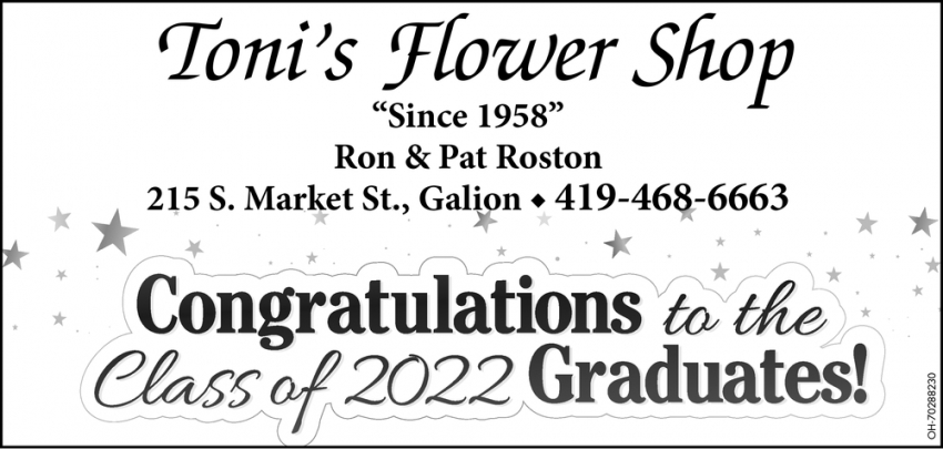 Congratulations To The Class of 2022 Graduates