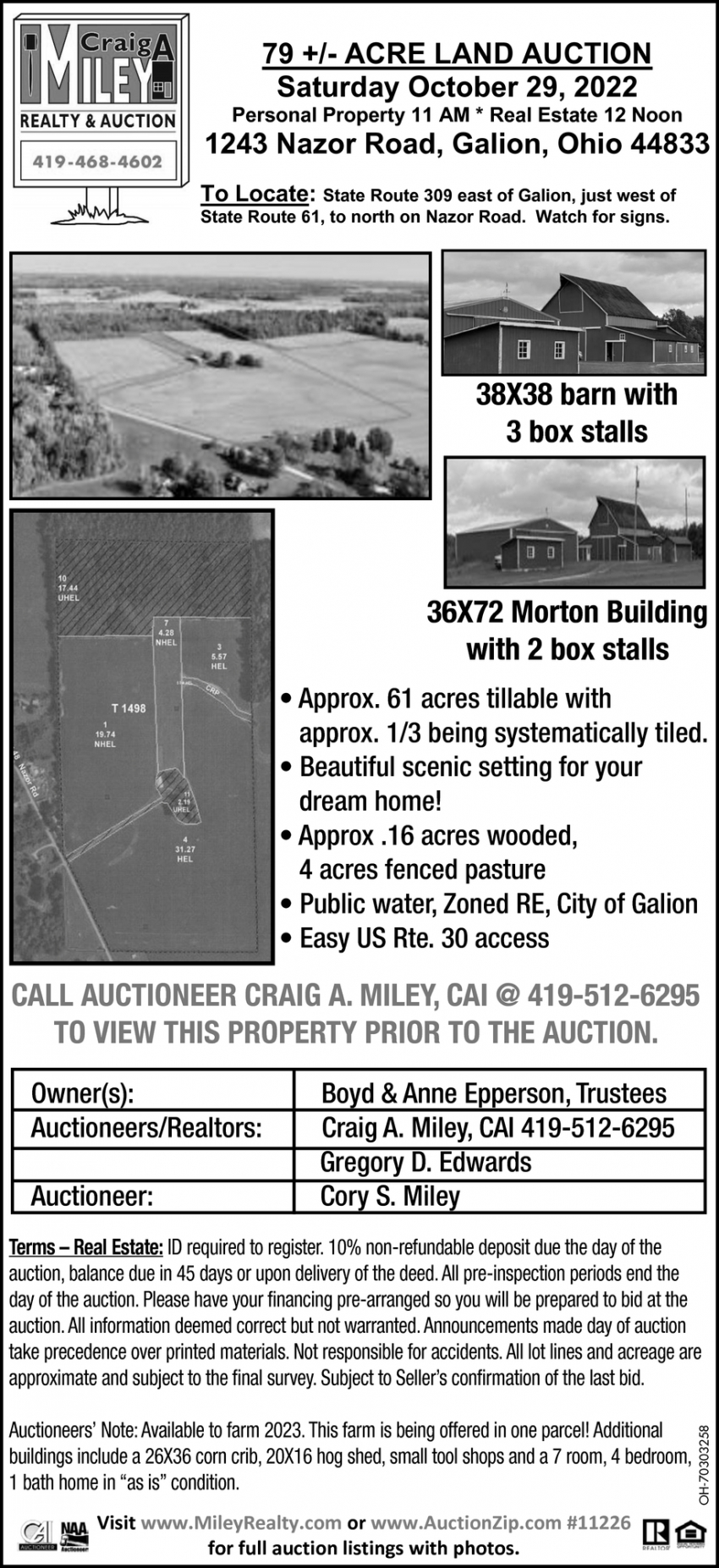 Acre Land Auction