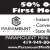 50% OFF First Month