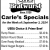 Carle's Specials