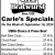 Carle's Specials