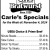 Carle's Specials