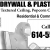 Drywall & Plaster Repair