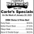 Carle's Specials