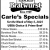 Carle's Specials