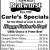Carle's Specials